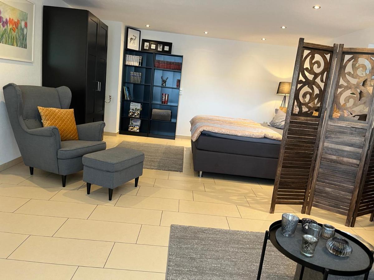 Schoene Ferienwohnung 2,5 Zimmer In Stadtnaehe Mit Eigenem Hofgarten 바링엔 외부 사진